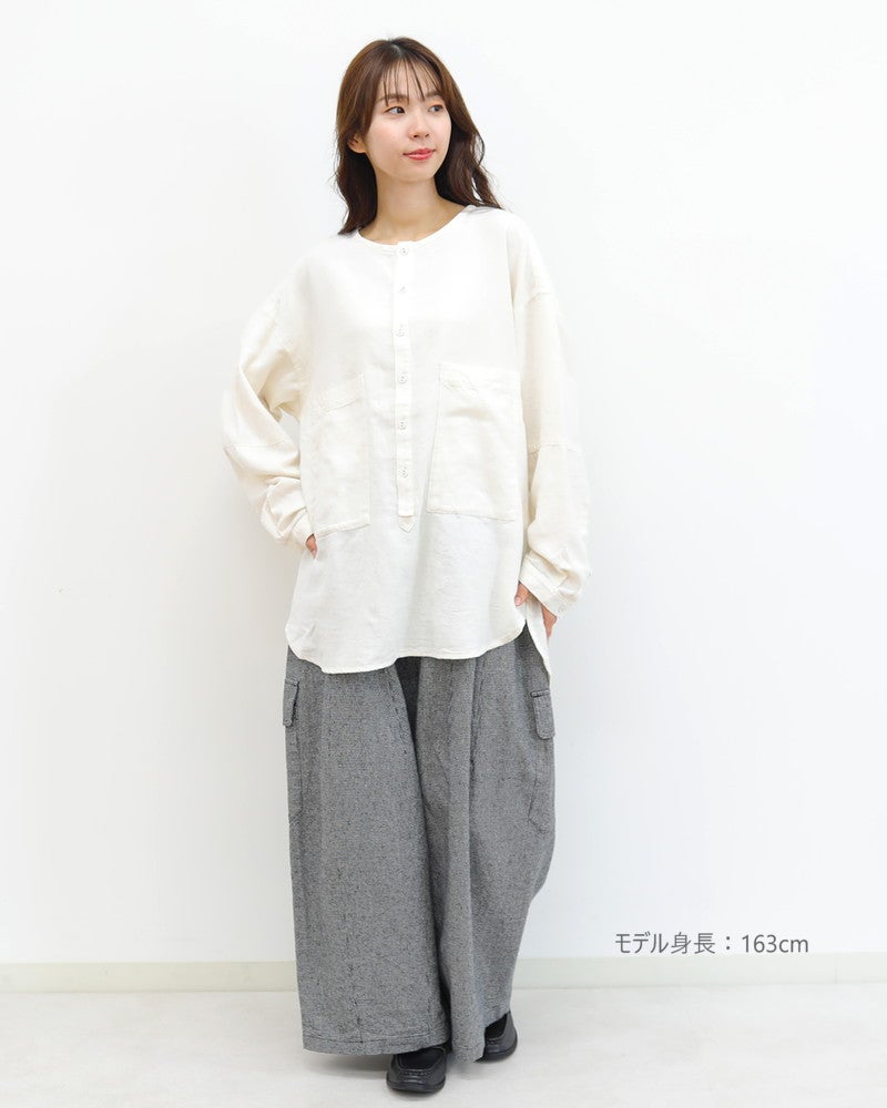［UNPLE］オーバーロングシャツ