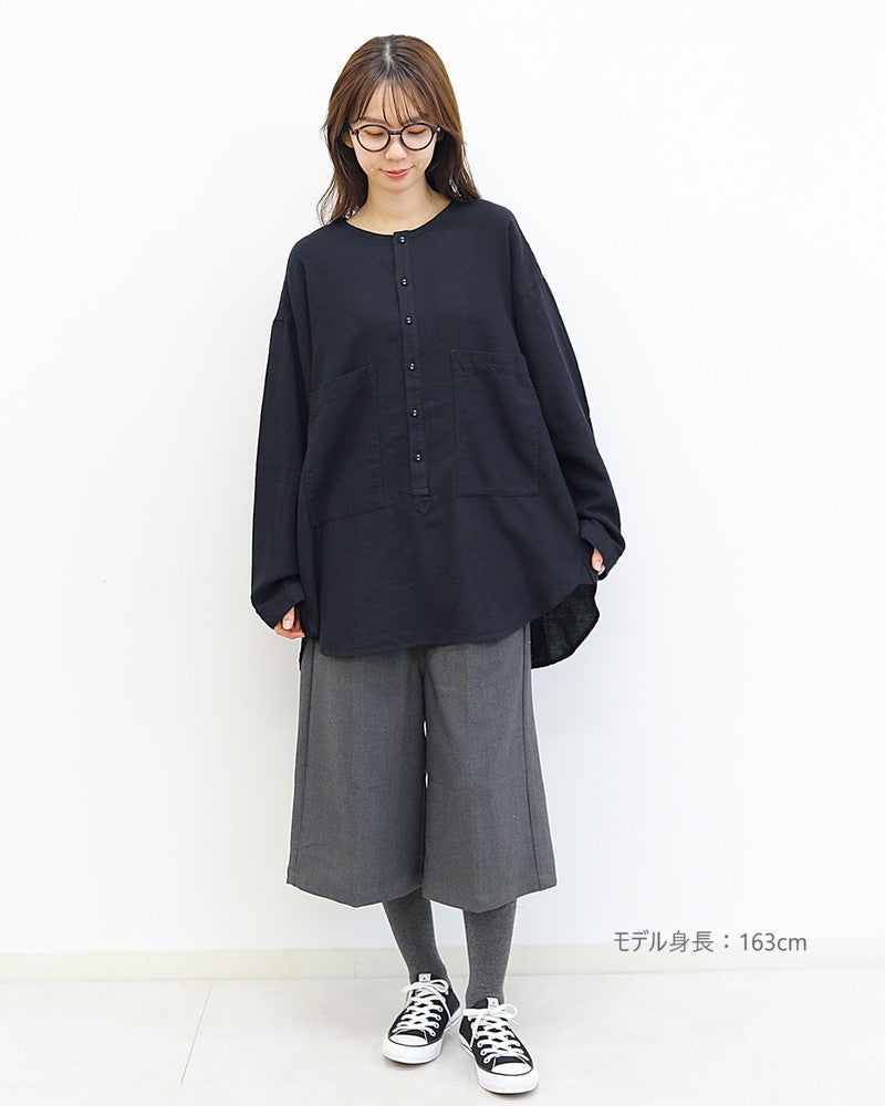 ［UNPLE］オーバーロングシャツ